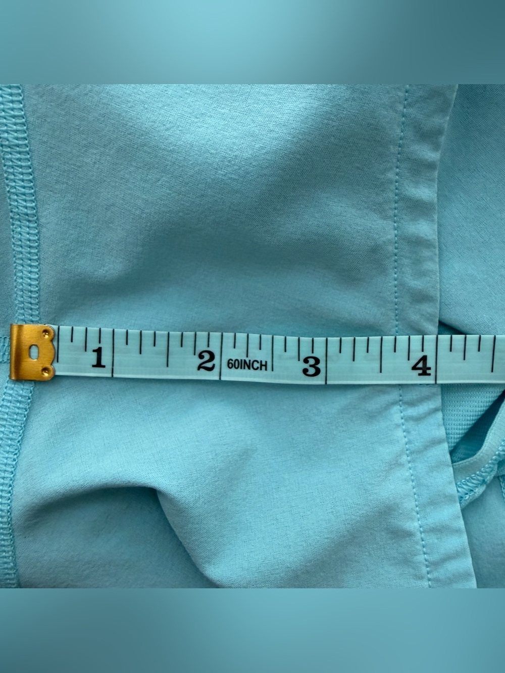Lululemon Speed Up High-Rise Lined Short 4" Cyan Blue W7BBFT - Picture 9 of 10